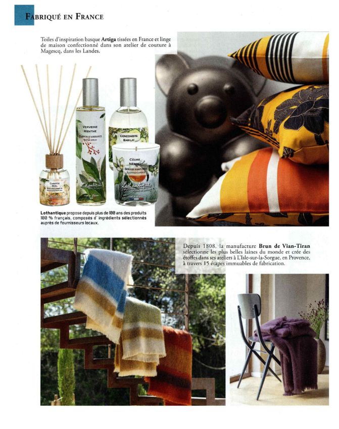 Article Maison & Jardin Septembre 2024